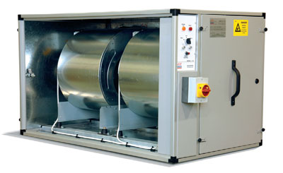 VTI & ITU Twin Toilet Extract Direct Driven Fan Section